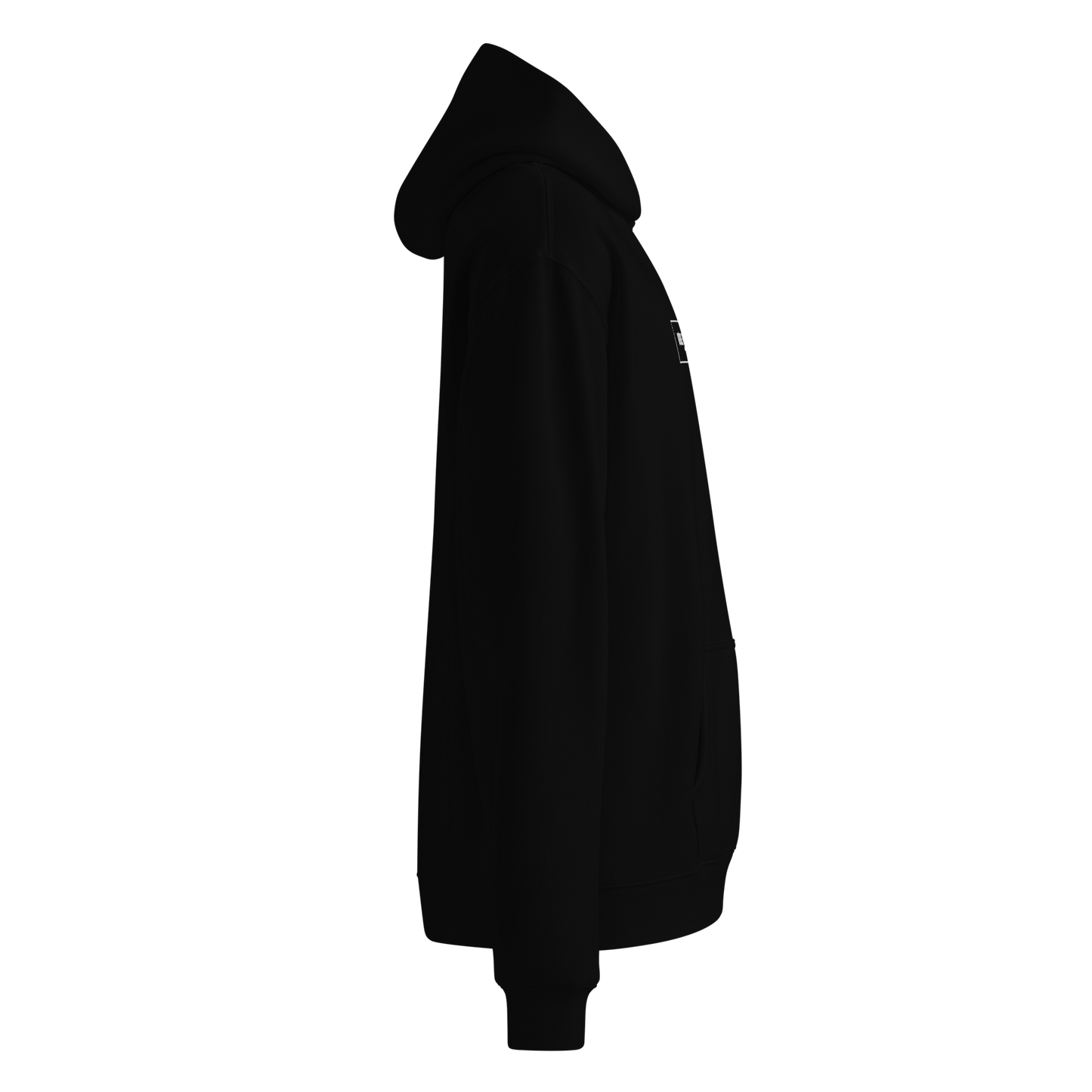 KÖKE apparel brand premium unisex oversized hoodie with "Box Logo" on the chest.
